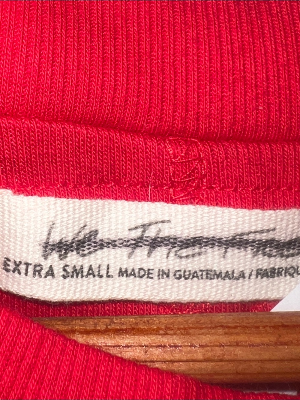We The Free Red Ribbed Tank Top - Picture 3 of 3